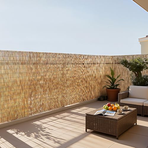 Natural Reed Fencing (Brown / 4ft x 16.4ft x2pack)