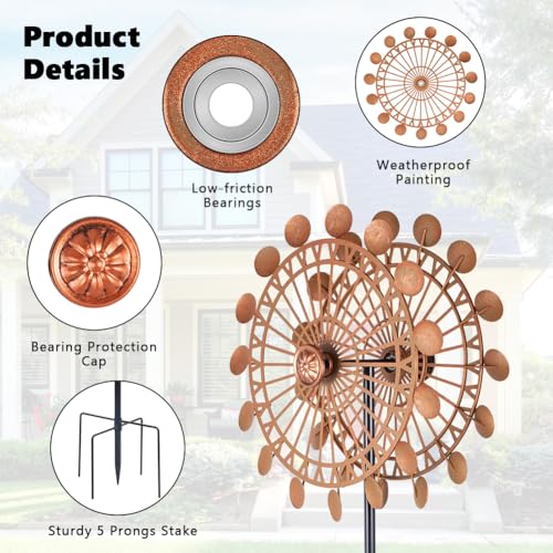 360° Wind Spinners Outdoor (13-Brown2)