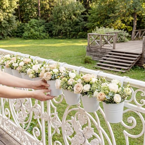Hanging Flower Pots (White(5in))
