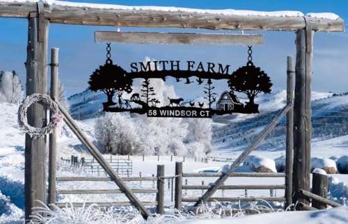Custom Ranch Signs (Black036)