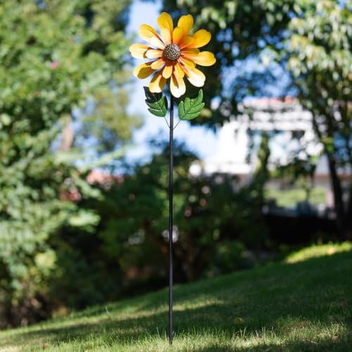 Sunflower Wind Spinners Outdoor (13inch(Sunflower-A))