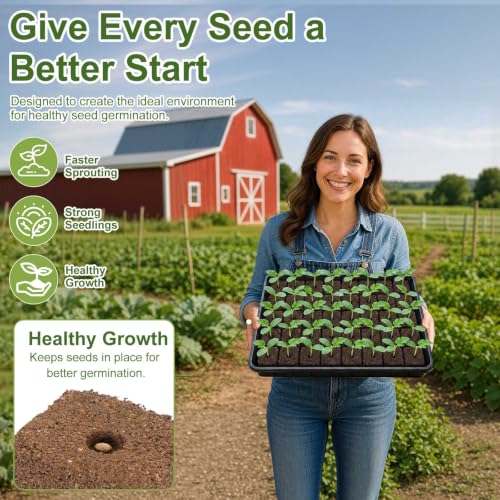 75PCS Pre Drilled Seed Starter Cubes (Pre-Drilled Holes-75PCS)