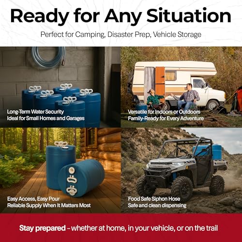 15 Gallon Stackable Water Containers