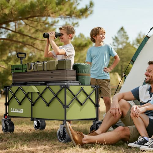 46" L Collapsible Foldable Extended Wagon (Green)