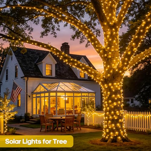 600 LED Solar Christmas Lights (Warm White / 600LED*1)