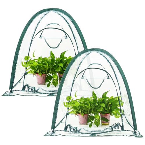 Pop Up Greenhouse Cover Flower House (36.2"L x 36.2"W x 39"H)