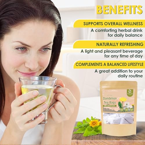 Premium Dandelion Tea Bags (40 Count)