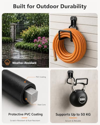 Hose Hanger Wall Mount (2‑Pack)
