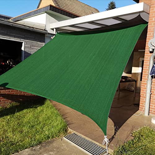 16'X20' Sun Shade Sail Dark Green Curved Rectangle (Dark Green / 16'X20' custom)