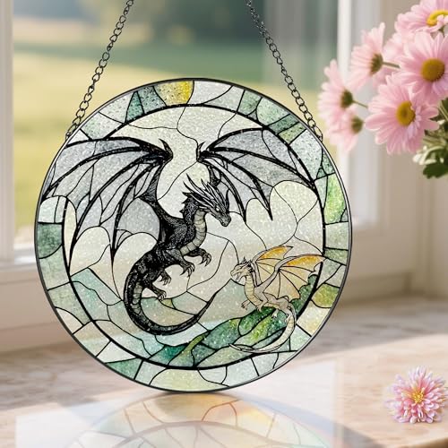 Stained Glass Window Hanging (Dragon)