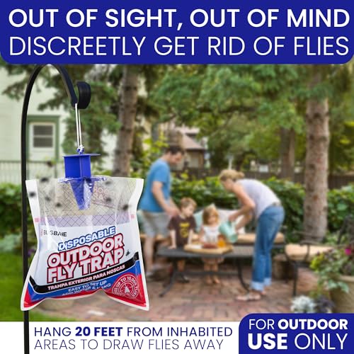 Fly Traps Outdoor Fly Trap for Patio. 2 Non (2pk)