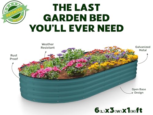 Galvanized Raised Garden Beds Outdoor (2 Count)