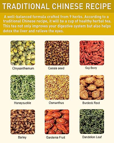 Chrysanthemum Cassia Seed Tea (20 Count (Pack of 1))