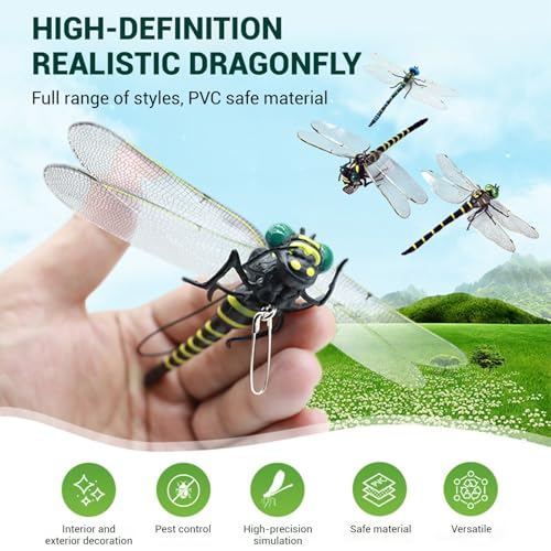 2 Pcs Dragon Fly Clips for Bugs Repellent (2 Count)