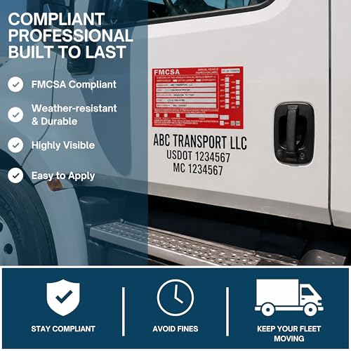 DOT Annual Vehicle Inspection Label
