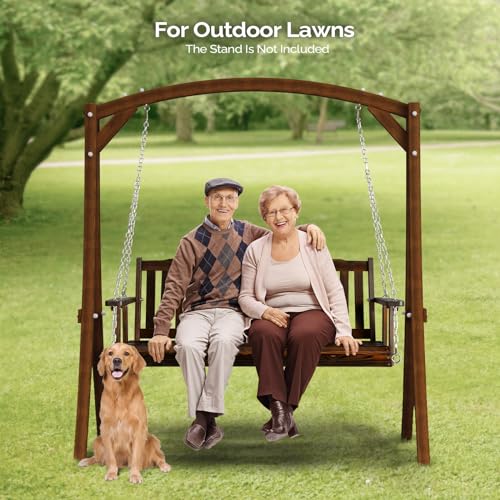Upgraded 5 FT Wooden Porch Swing