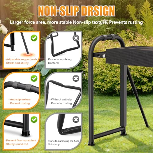 Foldable Garden Kneeler and Seat