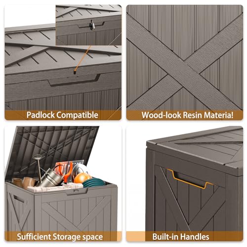 32 Gallon Deck Box (Grey / 32 Gallon)