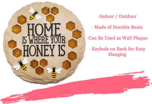 Garden Décor Home is Where Your Honey is Stepping Stone (Home is Where Your Honey Is)