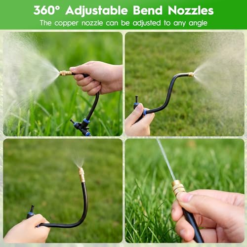 100FT 360° Adjustable Drip Irrigation System (100 FT)