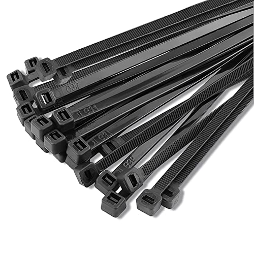 Zip Ties 18 Inch Black 100 Pieces (Black / 18 inch)