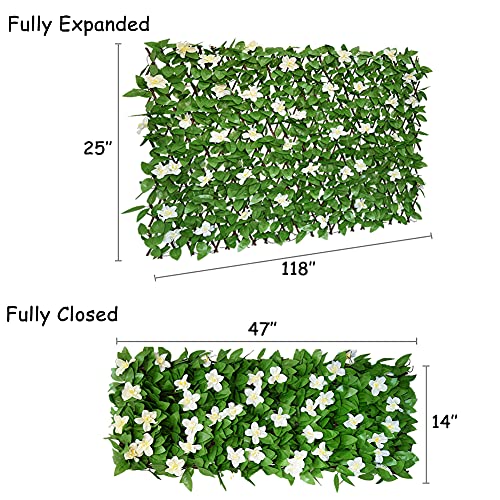 Expandable Fence Privacy Screen for Balcony Patio Outdoor