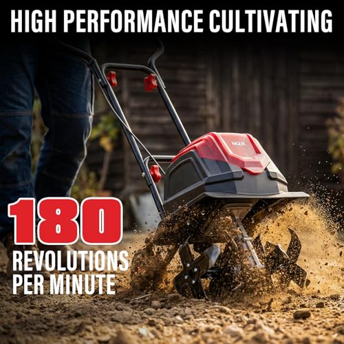 40V 12 Inch Cordless Garden Tiller Cultivator (12 inch)