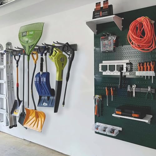 Wall Mount Tool Storage Rack (Black / 36 Inch)