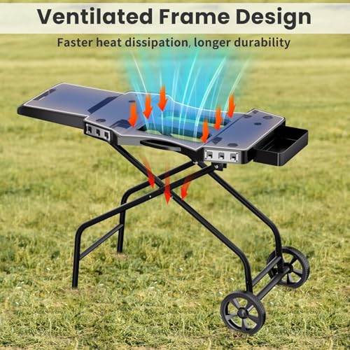 42.5" x 13.3" Outdoor Foldable Grill Stand for Ninja Woodfire Grill (31 IN.)