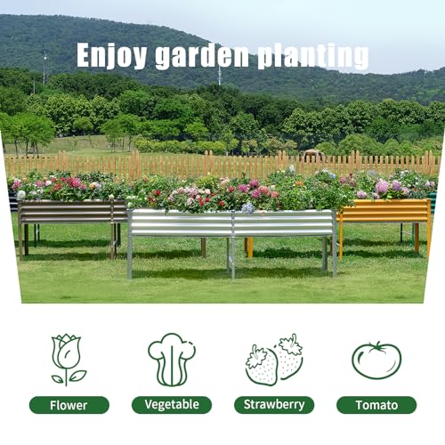 Galvanized Raised Garden Bed with Legs