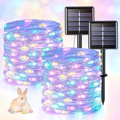 2 Pack Solar Fairy Lights (Pastel / 2 Packs)
