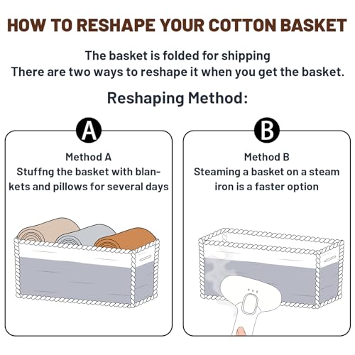 Small Organizing Baskets for Cubes Shelf (Square-9L (▢9.7"×9.7"×H7.1") / Green)