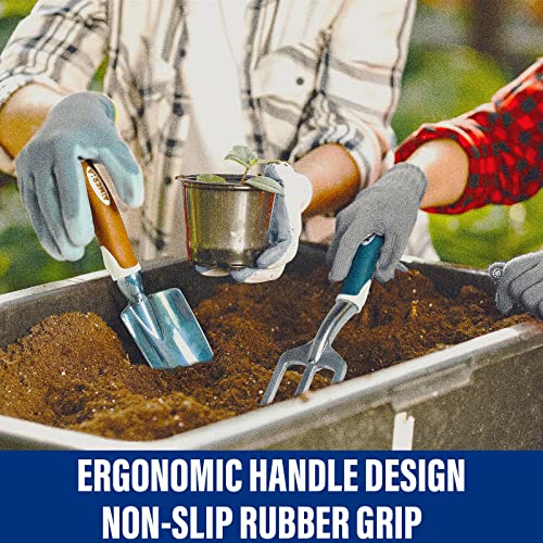 Gardening Tools Set of 9 Heavy Duty Garden Tools with Non (9 Count)