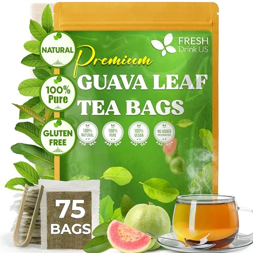 Premium 75 Guava Leaf Tea Bags (75 COUNT)
