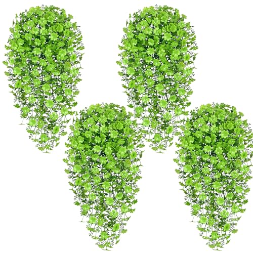 Artificial Hanging Plants (Four Leaf Clover / 4Pcs Plants)