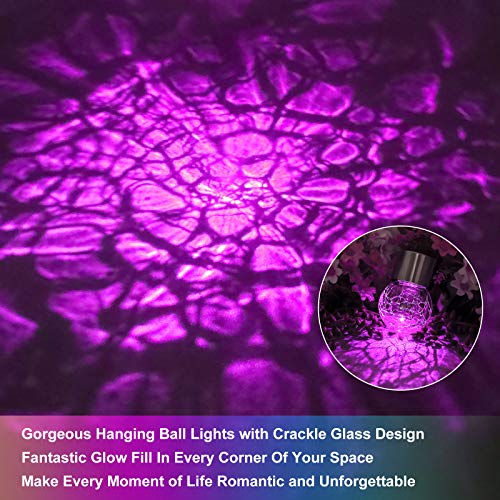 8Pack Outdoor Hanging Solar Lights (Multicolor / 8P)
