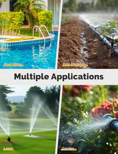4 Zone Sprinkler Timer for Garden Hose (4 Outlet)