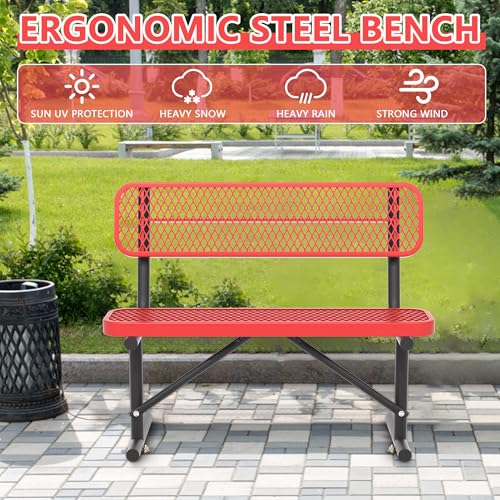 4FT Park Bench for Outside