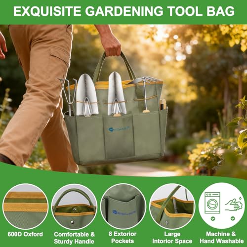 Gardening Tools 9 (9PCS Yellow Green)