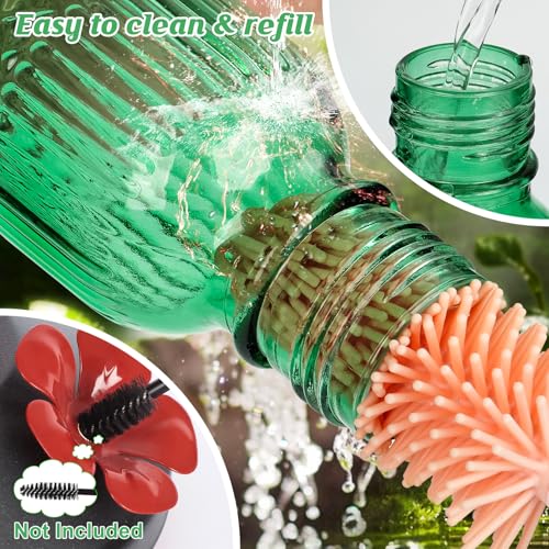 Glass Hummingbird Feeder 2 Pack (Green)