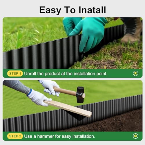 Corrugated Garden Edging Border (50 Foot)