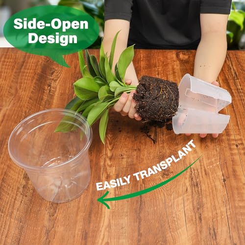 5 Inch Side Open Orchid Pots 12 Pack (5 Inch-12Pcs)
