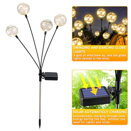 Solar Lights Outdoor Waterproof (4packs)