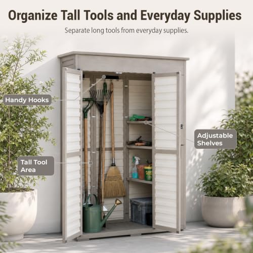 Outdoor Storage Cabinet (White / 47" x 20" x 70")