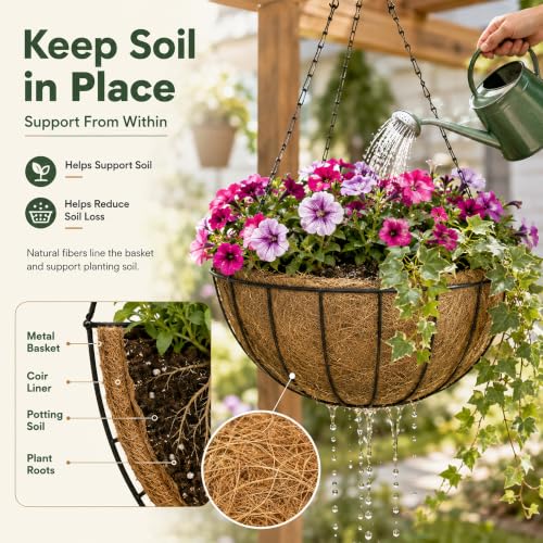 Coco Liners for Planters 14 Inch (14 inch)