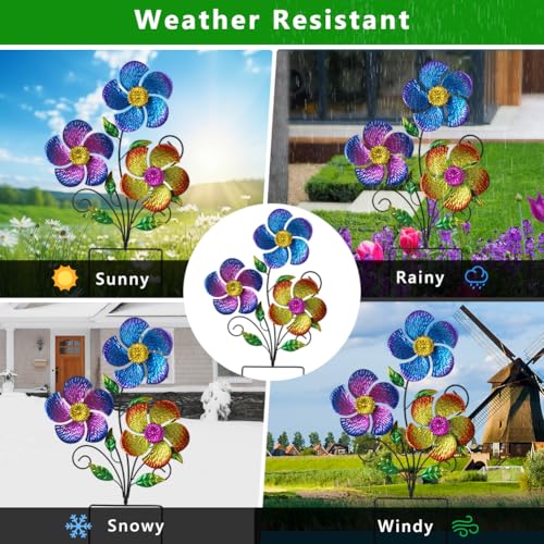 Wind Spinner Outdoor (Flowers Stakes)