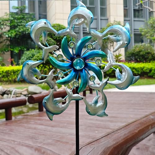 39" Dolphin Wind Spinners
