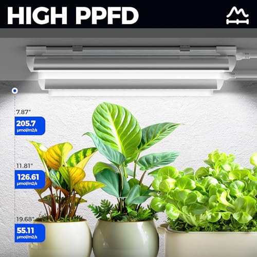 T8 Grow Lights for Indoor Plants (4 Count)