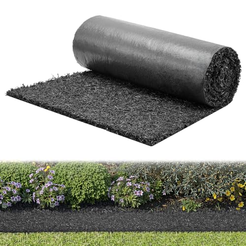 Rubber Mulch Mat Roll (96 x 24 in)