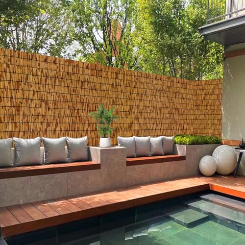 Reed Fencing Rolls (3×16FT 2Pack / Brown)